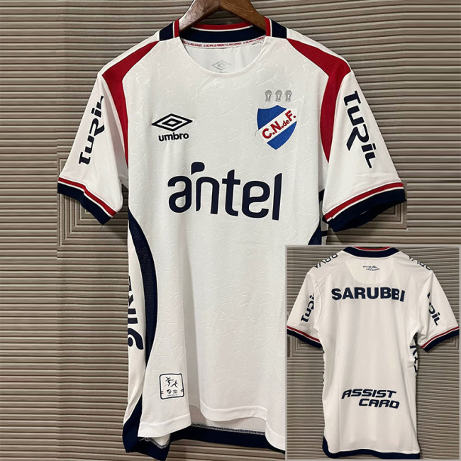 25-26 Club Nacional Home White Fans Soccer Jersey