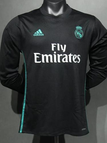 2017-2018 RMA Away Player Version Long Sleeve Retro Soccer Jersey(长袖球员)