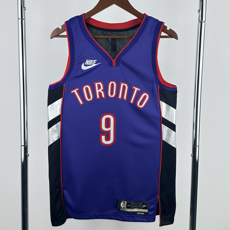 24-25 Raptors BARRETT #9 Purple Retro Top Quality Hot Pressing NBA Jersey