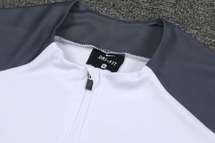 2024 NK White Half Pull Tracksuit (半拉链)