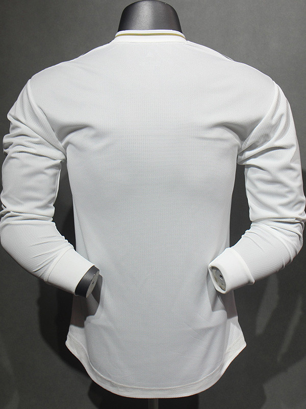 2019-2020 RMA Home Player Version Long Sleeve Retro Soccer Jersey( 长袖球员)