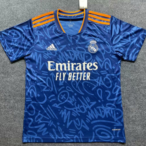 21-22 RMA Away Fans Soccer Jersey