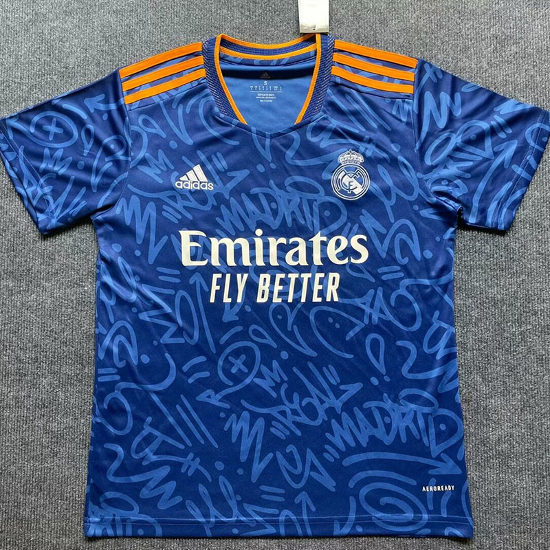 21-22 RMA Away Fans Soccer Jersey