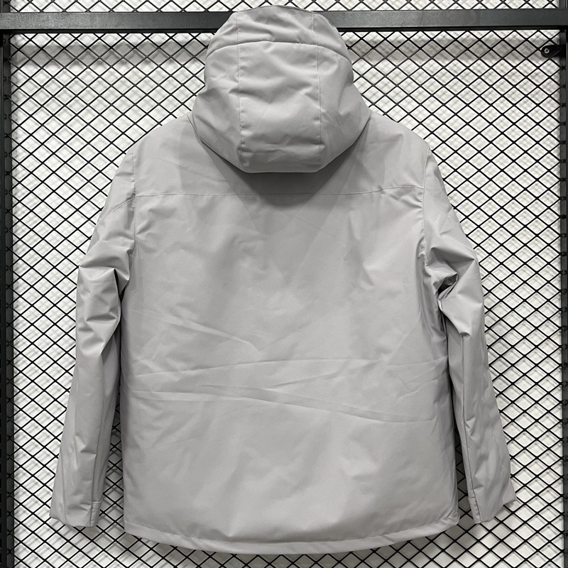 24-25 PSG Jordan Cotton Thickened warm Grey Outdoor Jackets #A805加棉冲锋衣