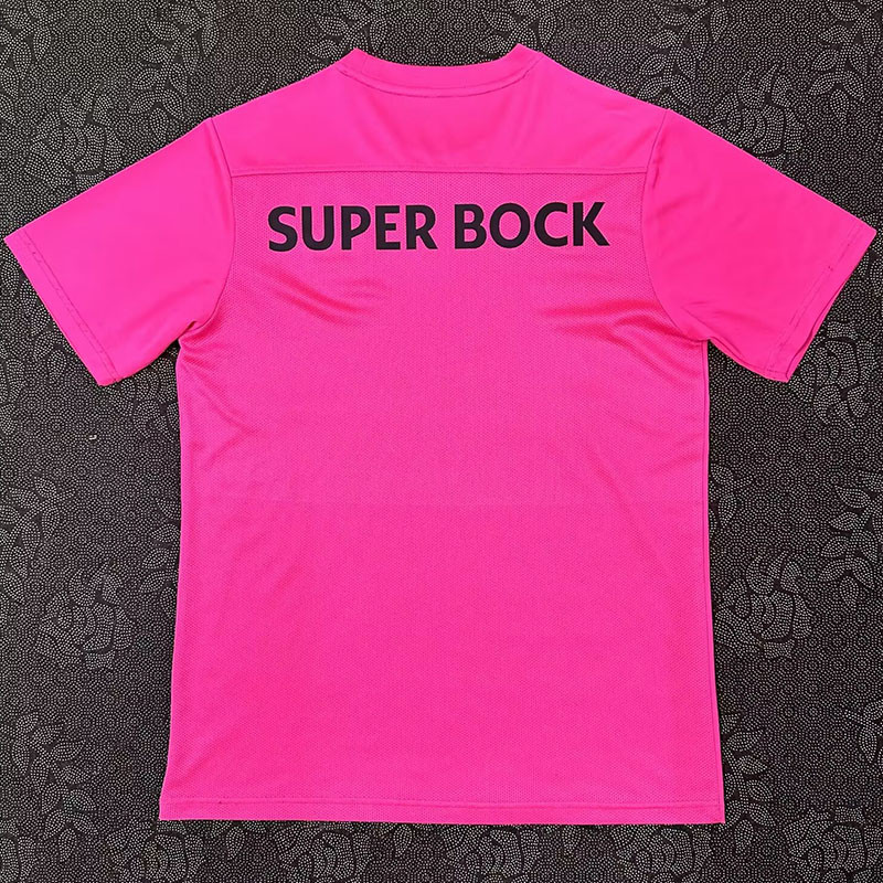 24-25 Sporting Lisbon Pink Fans Soccer Jersey