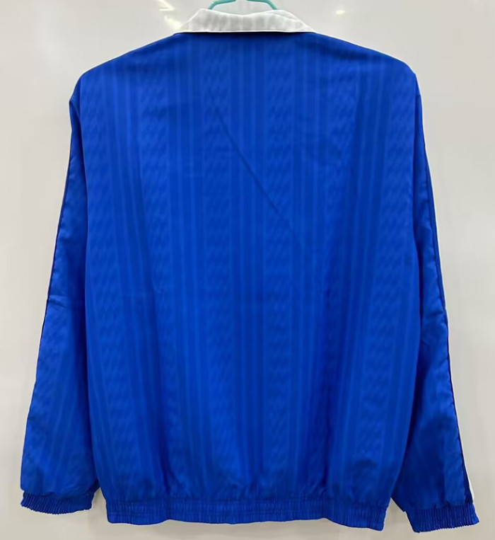 1994 France Blue & White Double Sided Windbreaker (双面风衣)