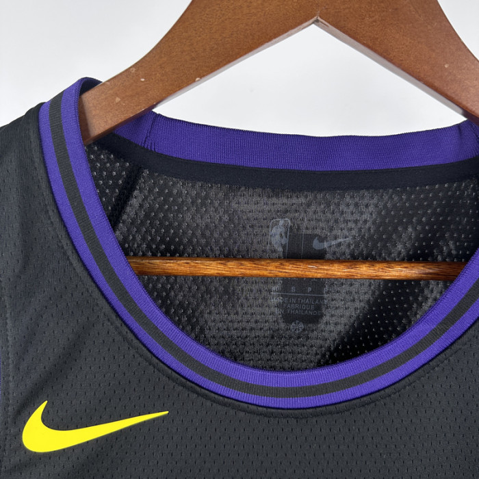 22-23 LAKERS JAMES JR. #9 Black City Edition Top Quality Hot Pressing NBA Jersey