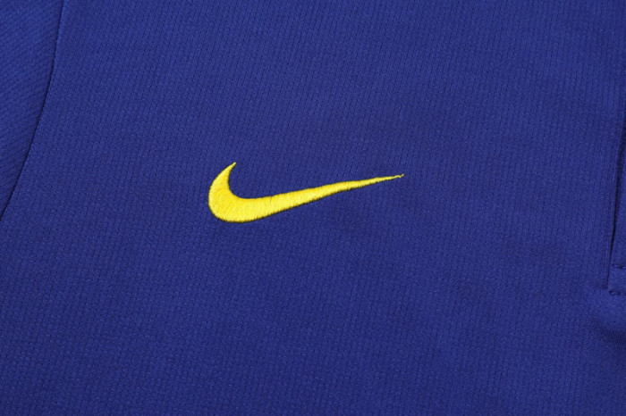 25-26 Brazil Fancy blue Polo Tracksuit