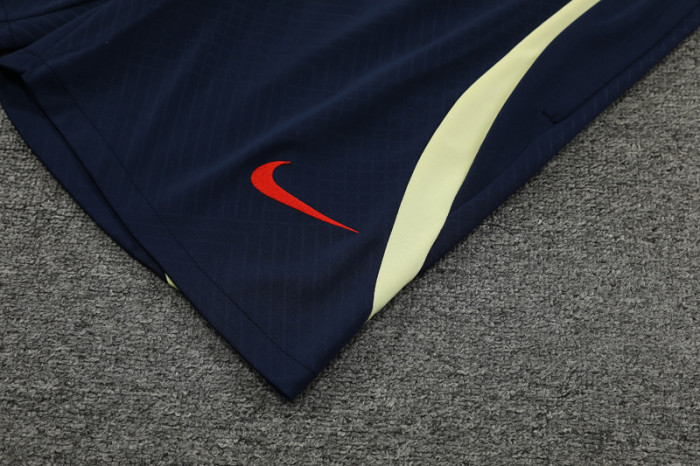 24-25 Club America Dark Blue Training Short Suit