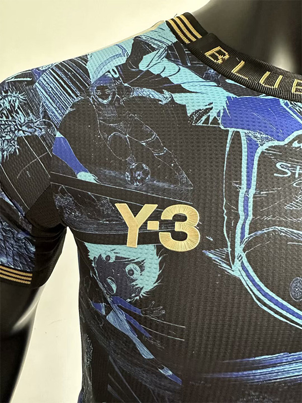 25-26 Japan Black Blue Special Edition Player Version Soccer Jersey Y-3