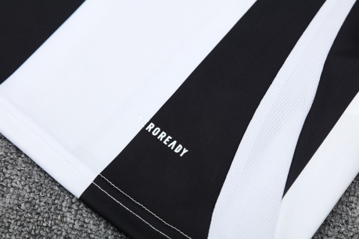 2025 AD White black Tank top and shorts suit
