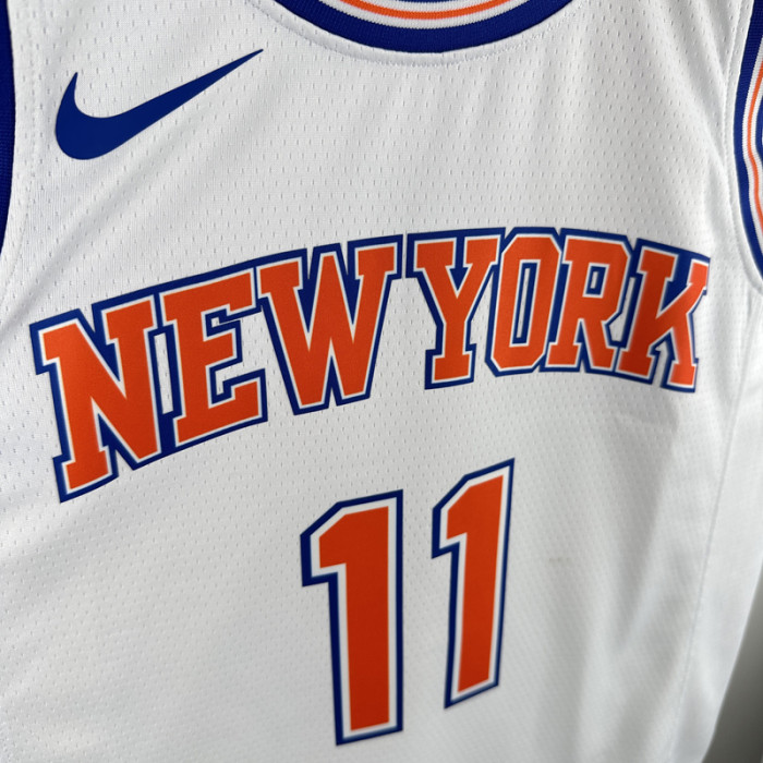 2018-19 KNICKS BRUNSON #11 White Top Quality Hot Pressing NBA Jersey