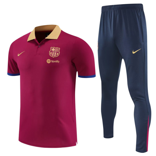 25-26 BAR Jujube red Polo Tracksuit