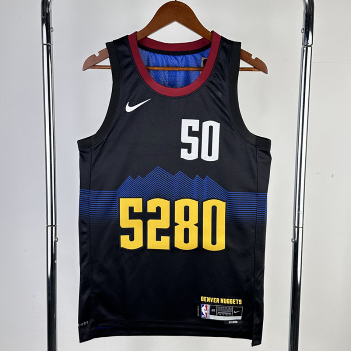 23-24 Nuggets GORDON #50 Black City Edition Top Quality Hot Pressing NBA Jersey