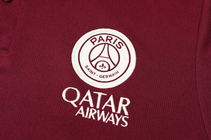 25-26 PSG Red Polo Tracksuit