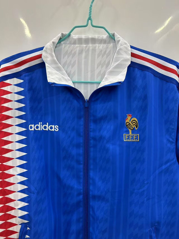 1994 France Blue & White Double Sided Windbreaker (双面风衣)