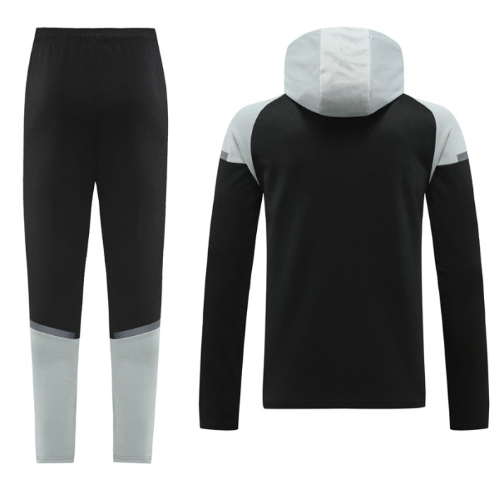 2024 PM01 Black Grey Hoodie Jacket Tracksuit (黑灰色)