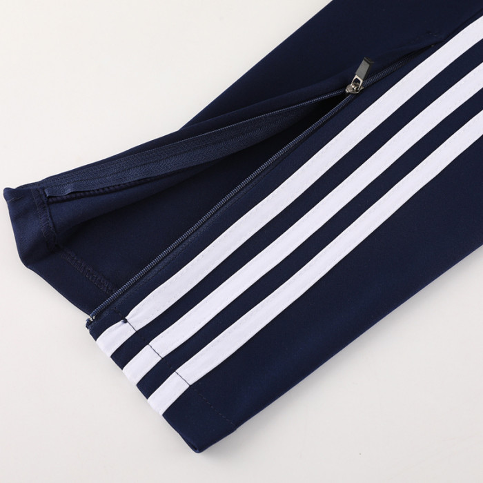 2024 AD Fancy Blue Half Pull Tracksuit #AB06 (半拉链)