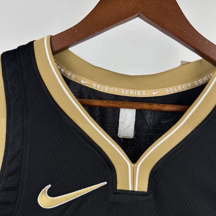 23-24 Dallas Mavericks DONCIC #30 Black Glory Edition Top Quality Hot Pressing NBA Jersey 荣耀版