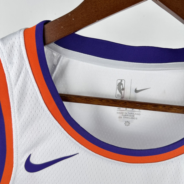 2017-2018 SUNS DURANT #35 White Retro Top Quality Hot Pressing NBA Jersey