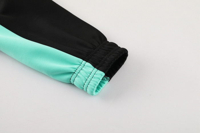 24-25 Man City Black Green Jacket Tracksuit #02