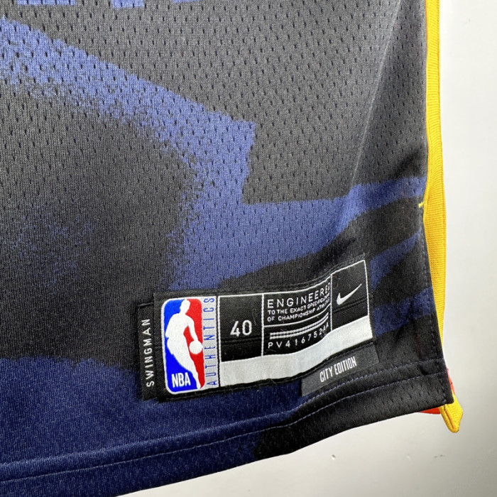 23-24 OKC Thunder GEORGE #13 Dark Blue City Edition Top Quality Hot Pressing NBA Jersey