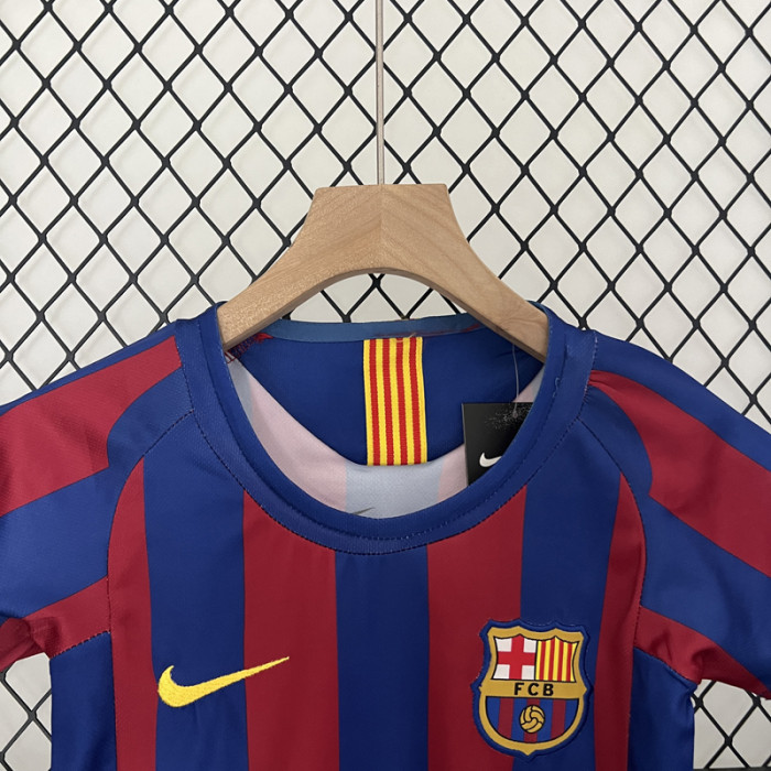2005-2006 BAR Home Kids Retro Soccer Jersey