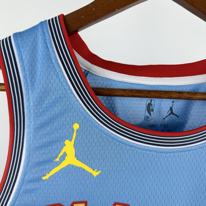 25-26 ALL-STAR DURANT #35 Light blue Top Quality Hot Pressing NBA Jersey