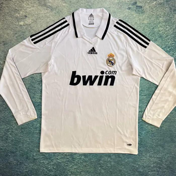 2008-2009 RMA Home Long Sleeve Retro Soccer Jersey (长袖)