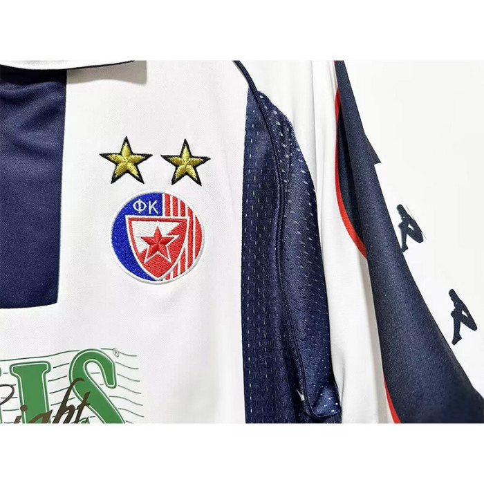 1999-2001 Crvena Zvezda Away Retro Soccer Jersey *红星队