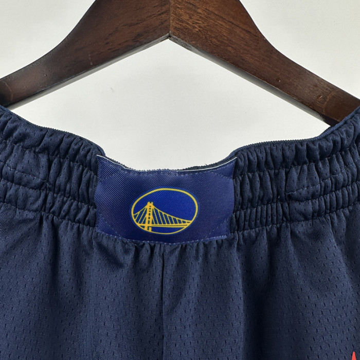 24-25 WARRIORS Black City Edition Top Quality NBA Pants