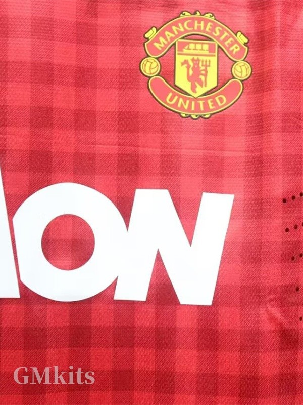 2012-2013 Man Utd Home Player Version 长袖球员 Long Sleeve Retro Soccer Jersey