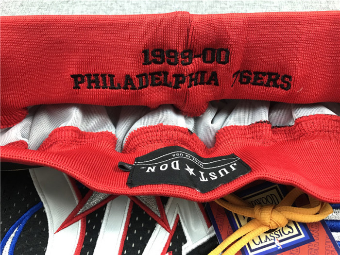 76ERS Black City Edition Top Quality NBA Pocket Pants #76人队
