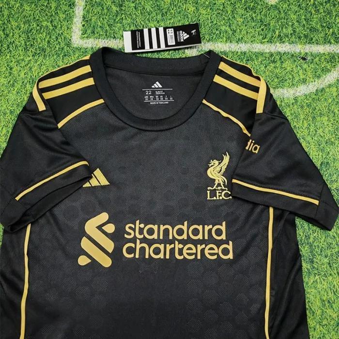25-26 LIV Black Kids Soccer Jersey