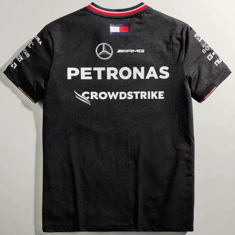 2024 F1 Formula One Mercedes Black Racing Suit(圆领)