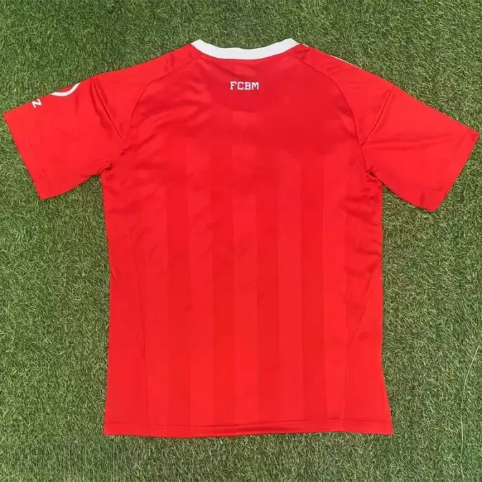 25-26 Bayern Red Goalkeeper Fans Soccer Jersey