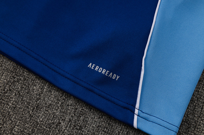2025 AD Fancy blue Half Pull Tracksuit #06(半拉链)