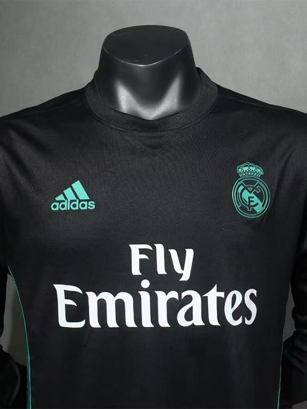 2017-2018 RMA Away Player Version Long Sleeve Retro Soccer Jersey(长袖球员)