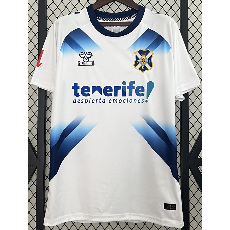 24-25 CD Tenerife Home Fans Soccer Jersey