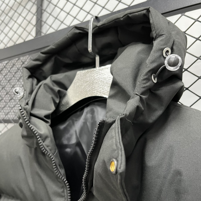 24-25 MF7 KELME Black Hooded Cotton Coat #棉衣