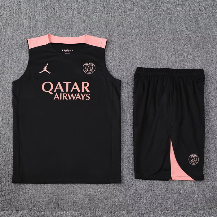 25-26 PSG Black Tank top and shorts suit