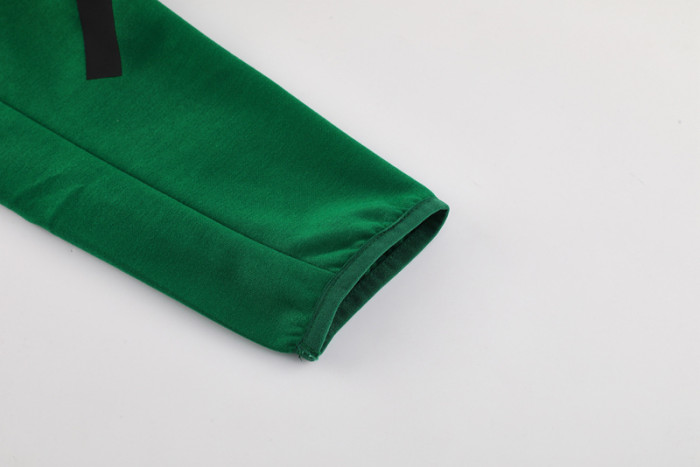 2024 AD Green Hoodie Jacket Tracksuit #AM05