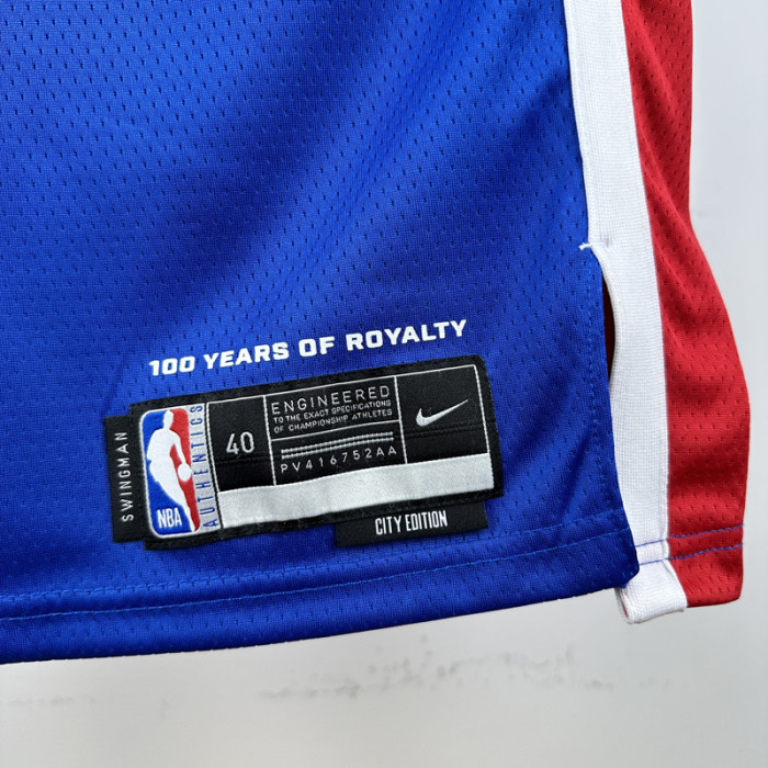 24-25 Kings LAVINE #8 Blue City Edition Top Quality Hot Pressing NBA Jersey
