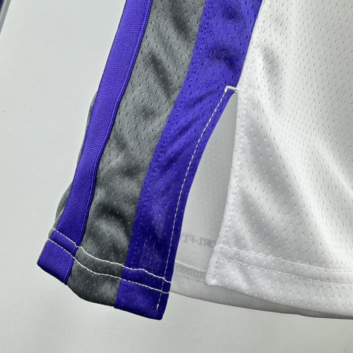 22-23 Kings SABONIS #11 White Top Quality Hot Pressing NBA Jersey