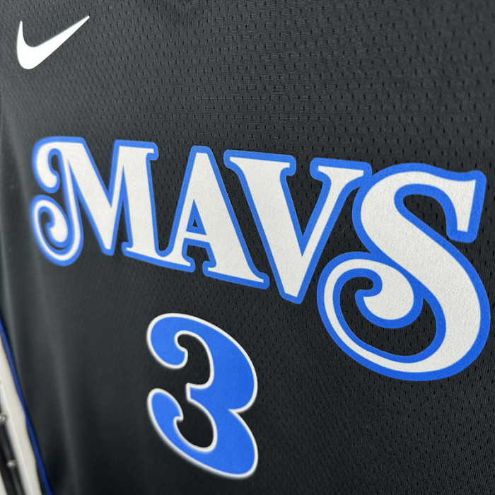 23-24 Dallas Mavericks DAVIS #3 Black City Edition Top Quality Hot Pressing NBA Jersey(V领)
