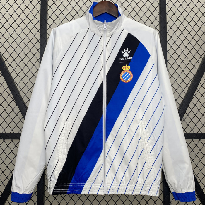 24-25 Espanyol Blue & White Double Sided Windbreaker (双面风衣)