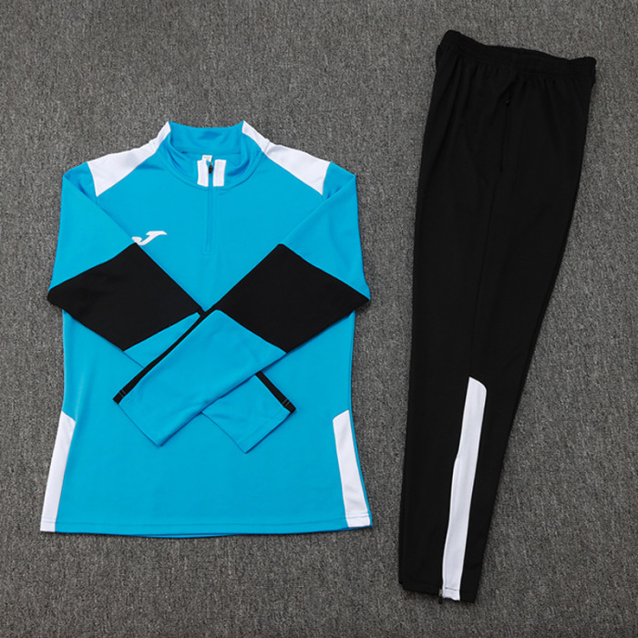 2025 JOM Fancy blue Half Pull Tracksuit (半拉链)