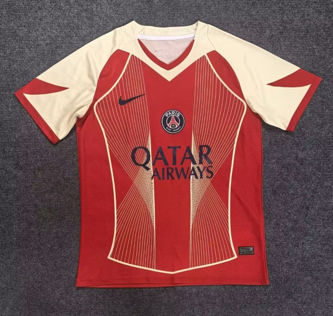 25-26 PSG Special Edition Red Fans Soccer Jersey