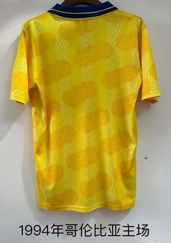 1994 Colombia Home Retro Soccer Jersey