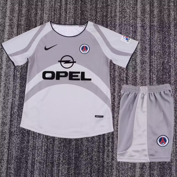 01-02 PSG Away Kids Soccer Jersey